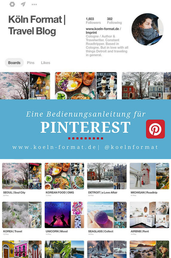 Eine Bedienungsanleitung für Pinterest