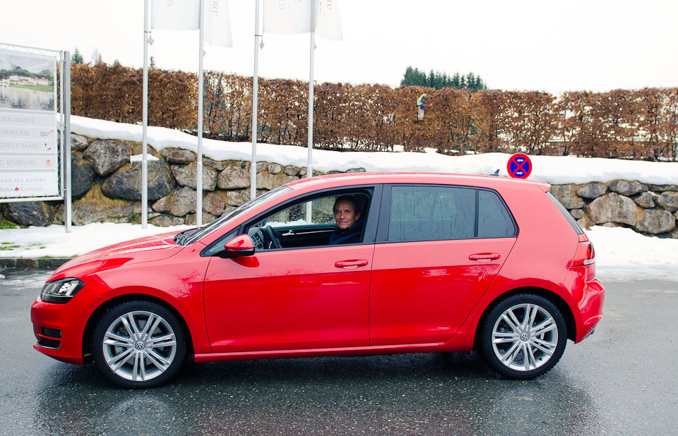 Jacky Ickx und der neue Golf