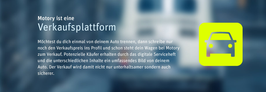 Motory - eine Verkaufsplattform