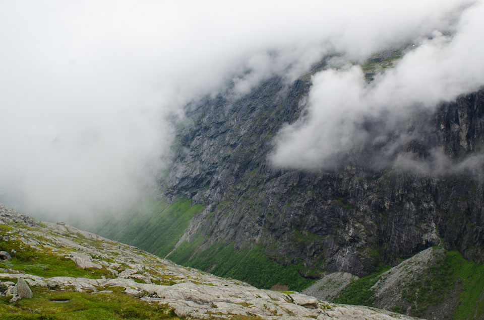 Trollstigen im Nebel