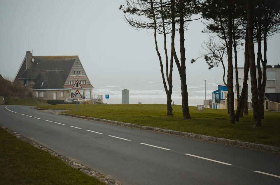 Omaha Beach in der Normandie heute