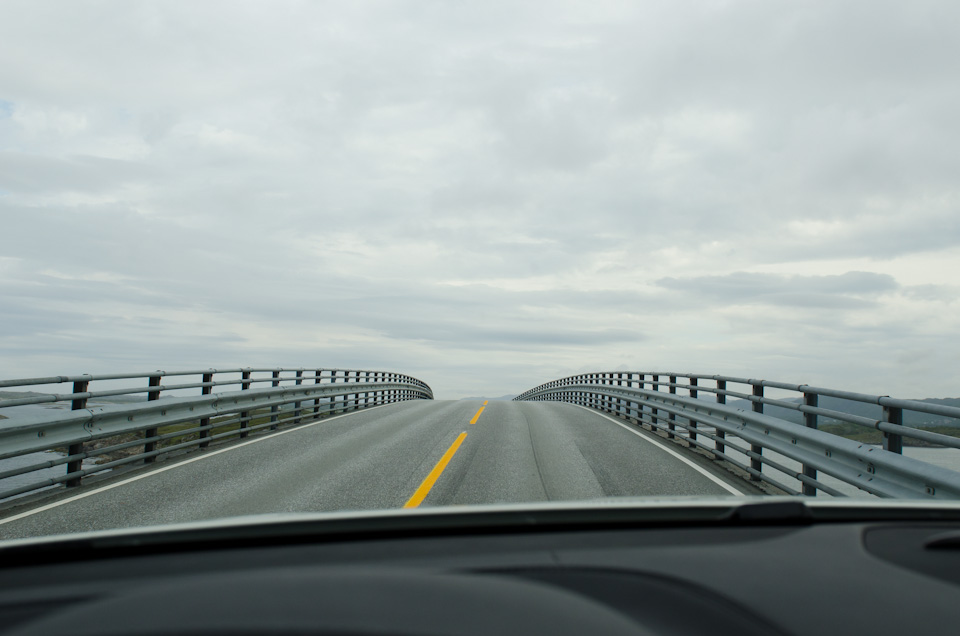 eine Fahrt auf der Atlantikstraße