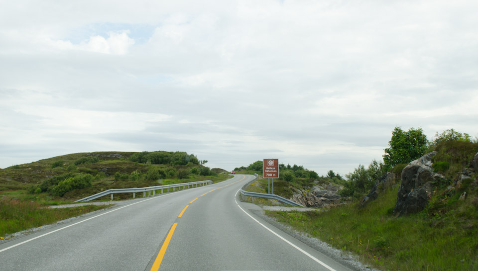 Auf dem Weg zur Atlantikstraße in Norwegen