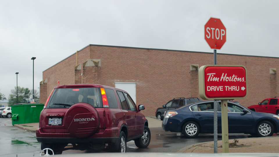 Tim Hortons an der Yonge street in Kanada