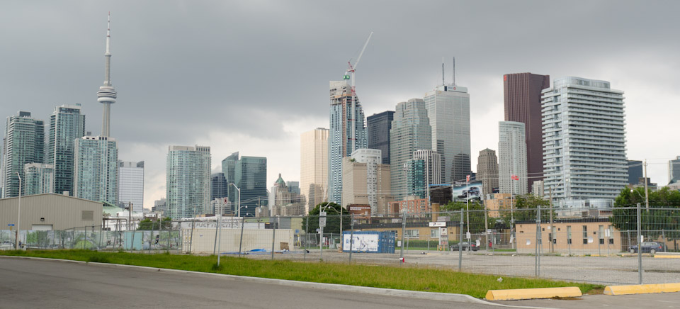Blick auf die Skyline von Toronto