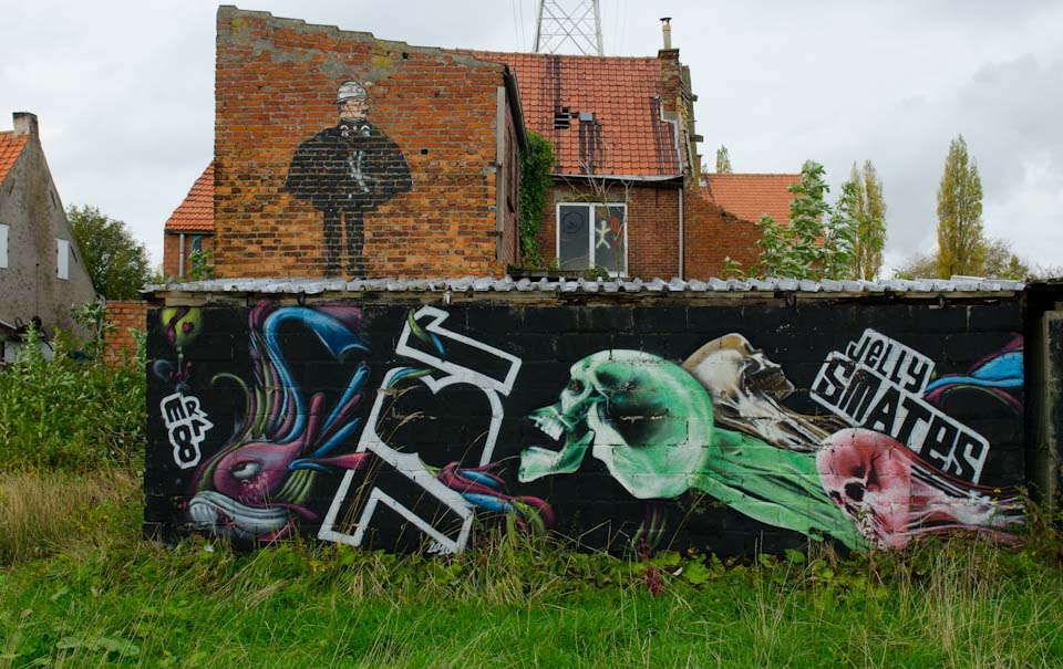 Streetart in Doel