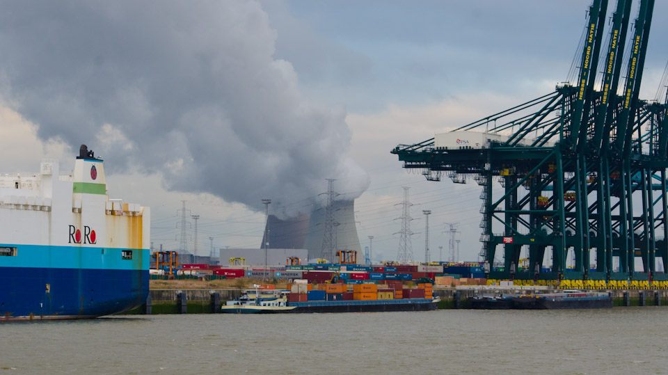 Hafen bei Doel, Belgien