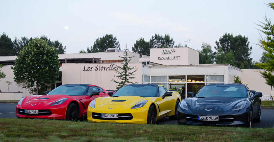 Corvette C7 Treffen bei Le Mans