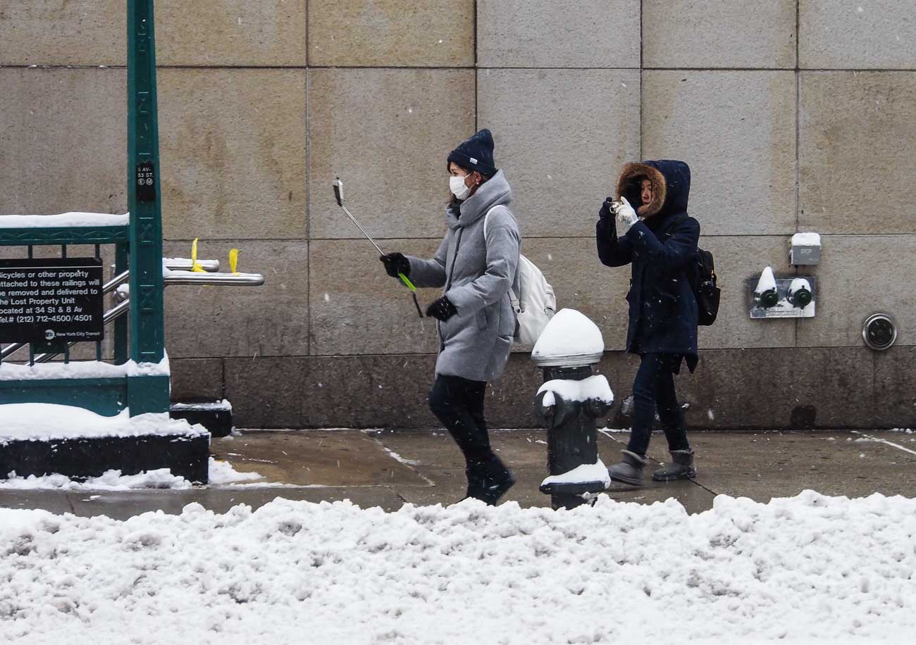 Schneesturm Juno Blizzard New York