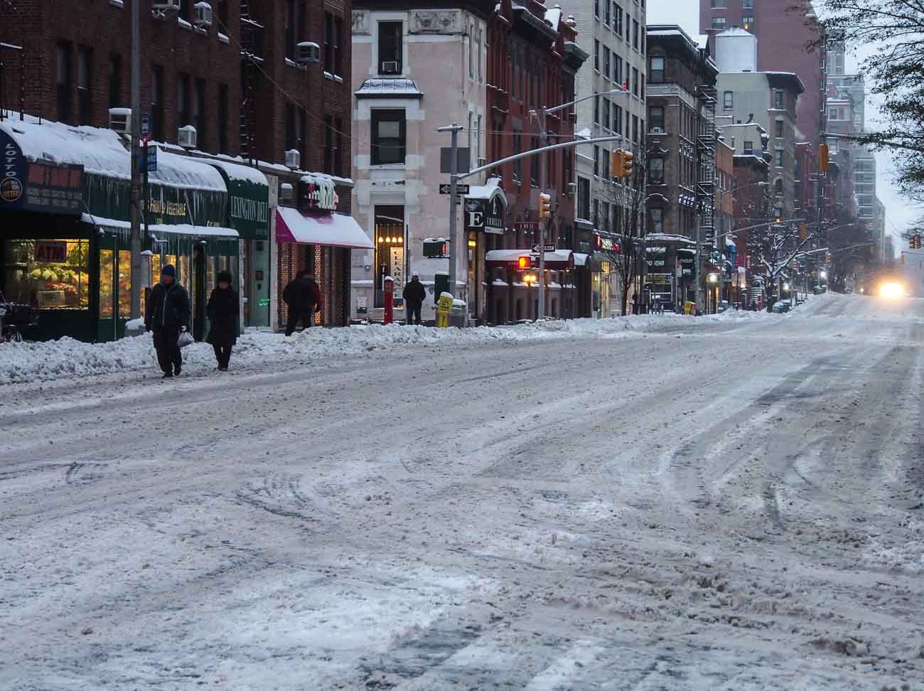 Schneesturm Juno Blizzard New York