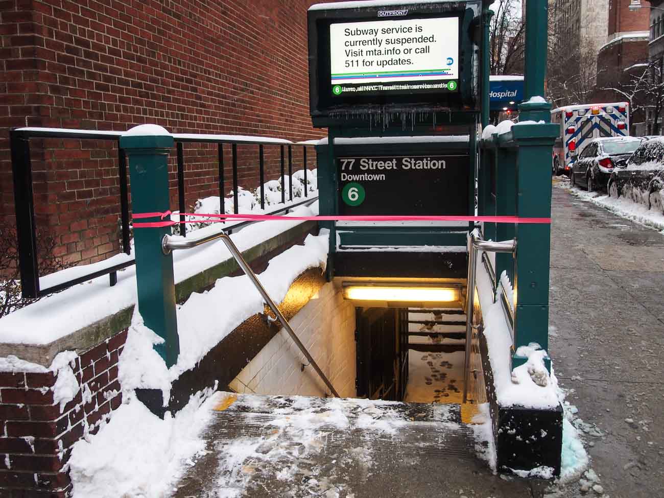 Schneesturm Juno Blizzard New York