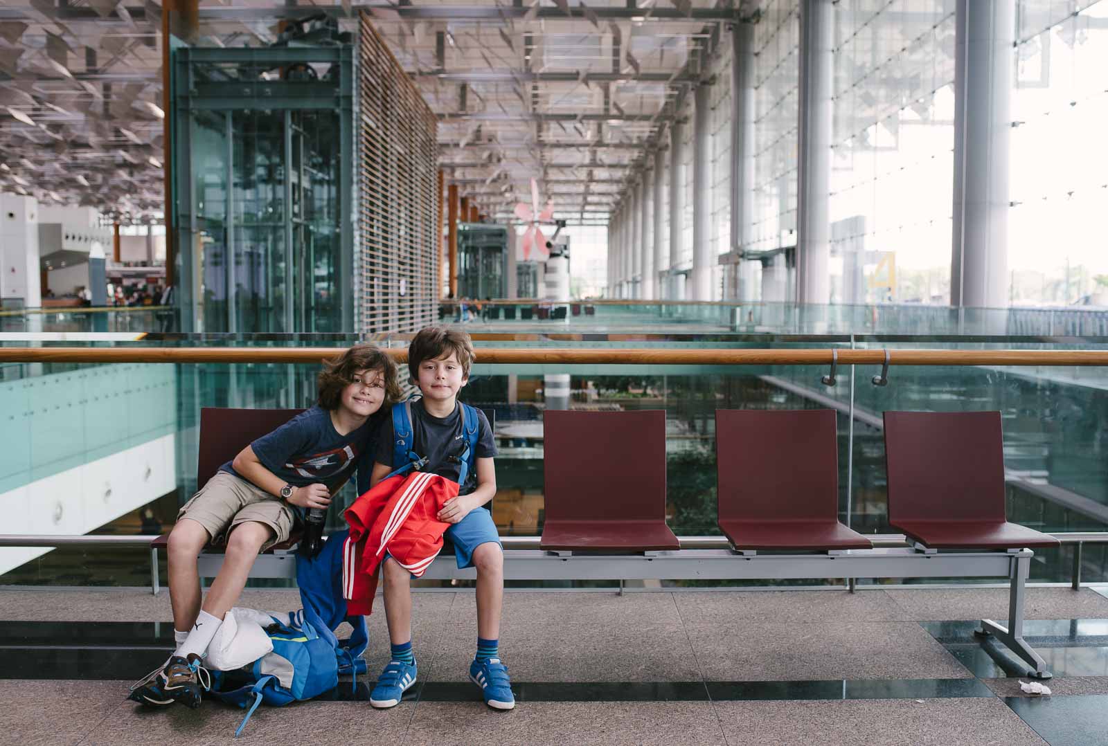 Langstreckenflug mit Kindern