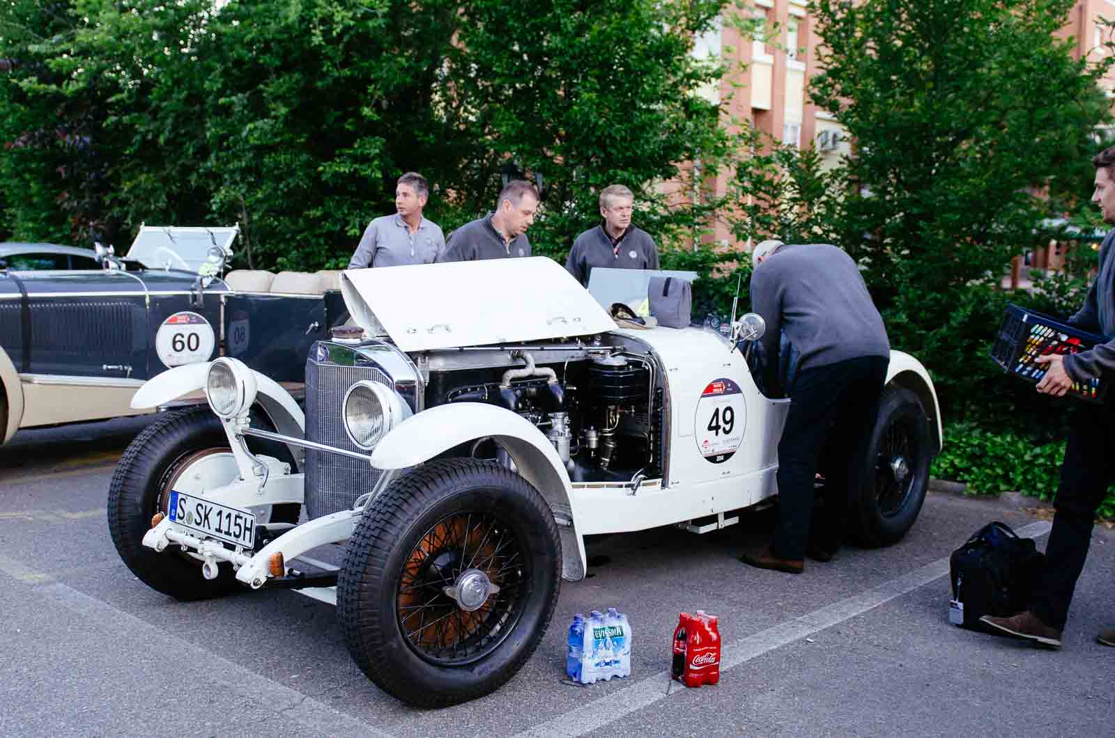 Vorbereitungen Mercedes-Benz Mille Miglia 2014