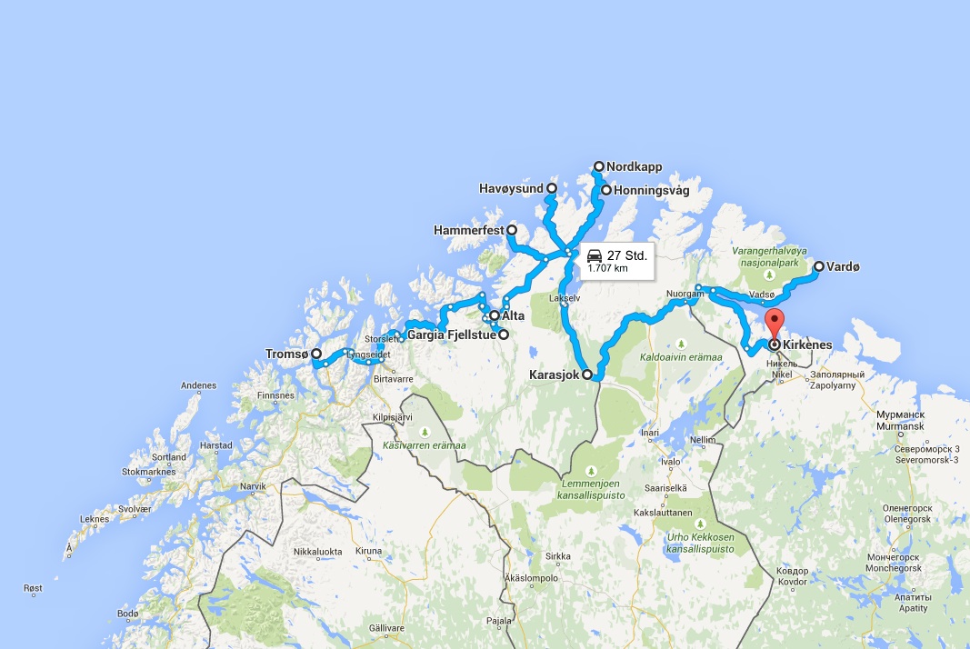 Roadtrip durch die Arktis Reiseplanung Norwegen