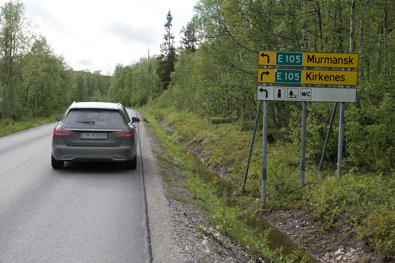 an der norwegisch russischen Grenze