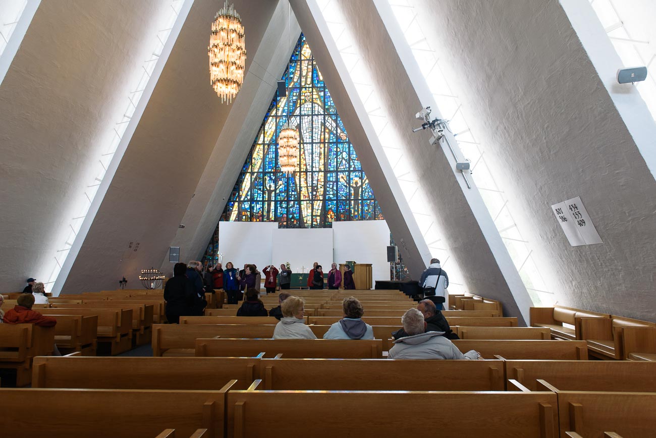 Arktische Kathedrale von Tromso