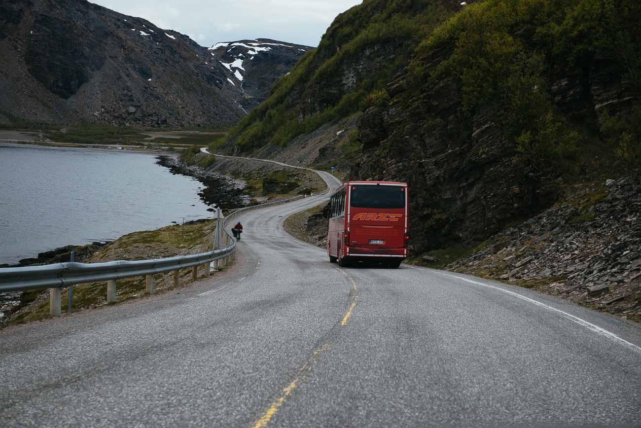 Straße zum Nordkap Norwegen