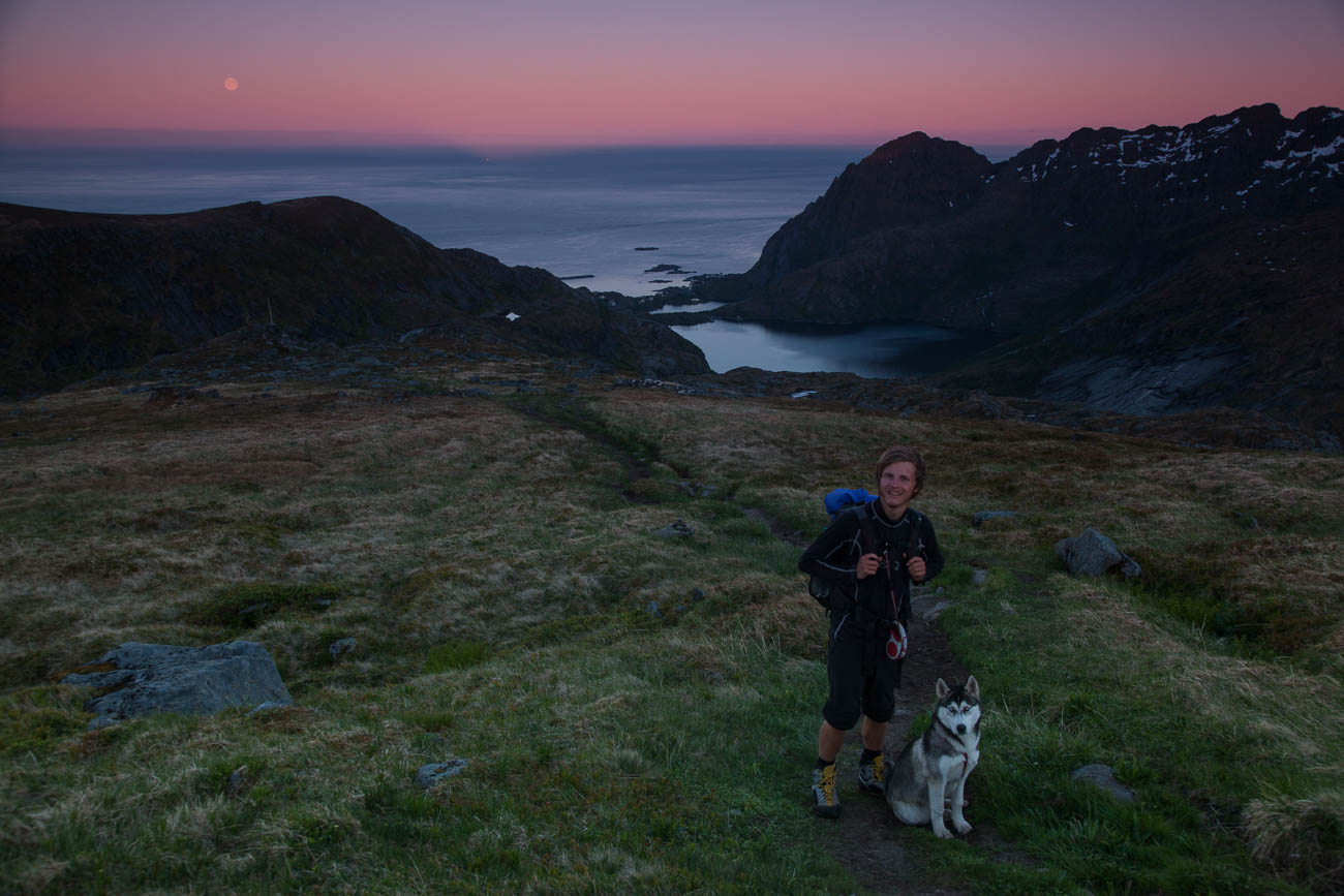 Urlaub in Norwegen mit Hund Mitternachtssonne