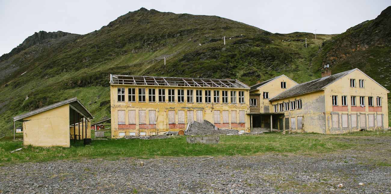 nordkap Lost Place auf dem Weg zum Nordkap