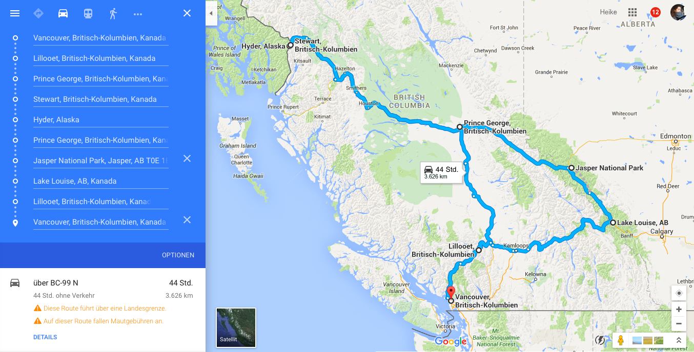 Roadtrip Canada 2015