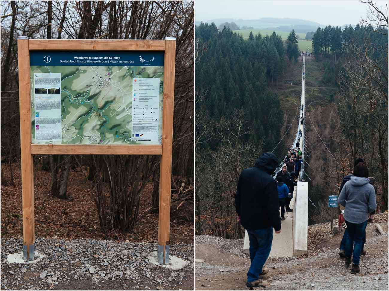 Wanderunegn rund um die Geierlay Bruecke