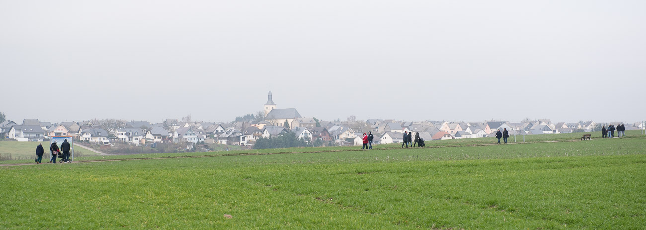 Fußmarsch zur Geierlay Bruecke