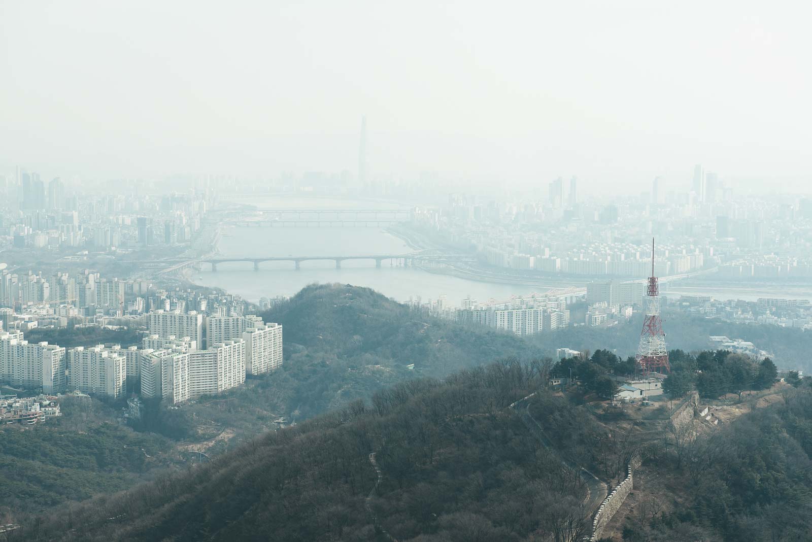 Blick vom N Tower in Seoul