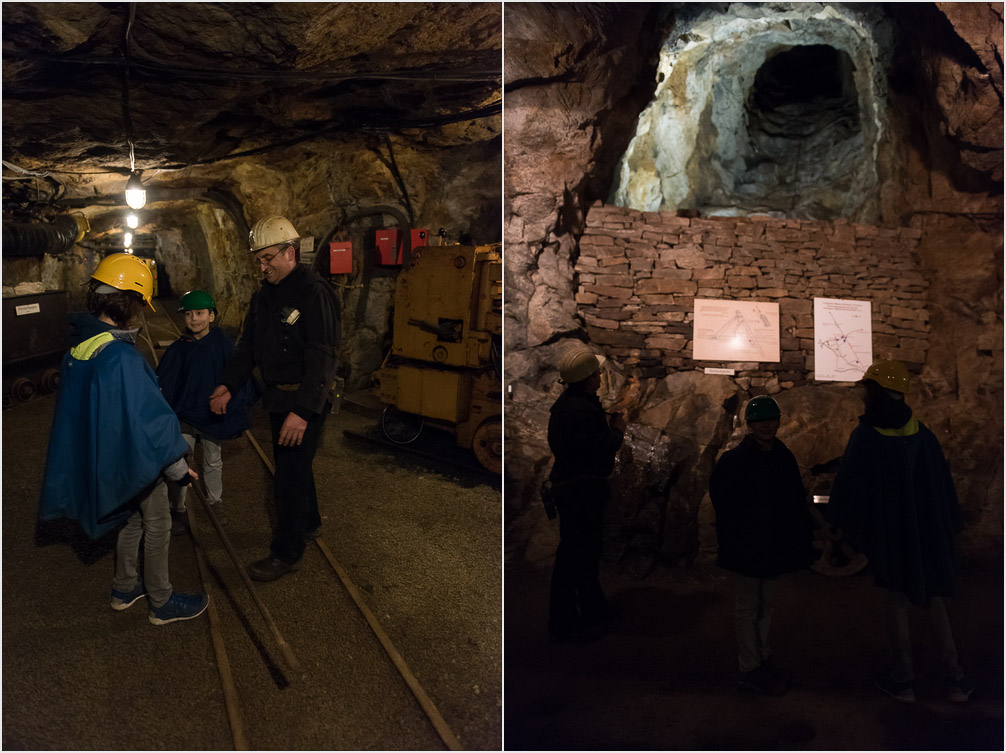 Im Schaubergwerk Markus-Röhling-Stolln, Erzgebirge