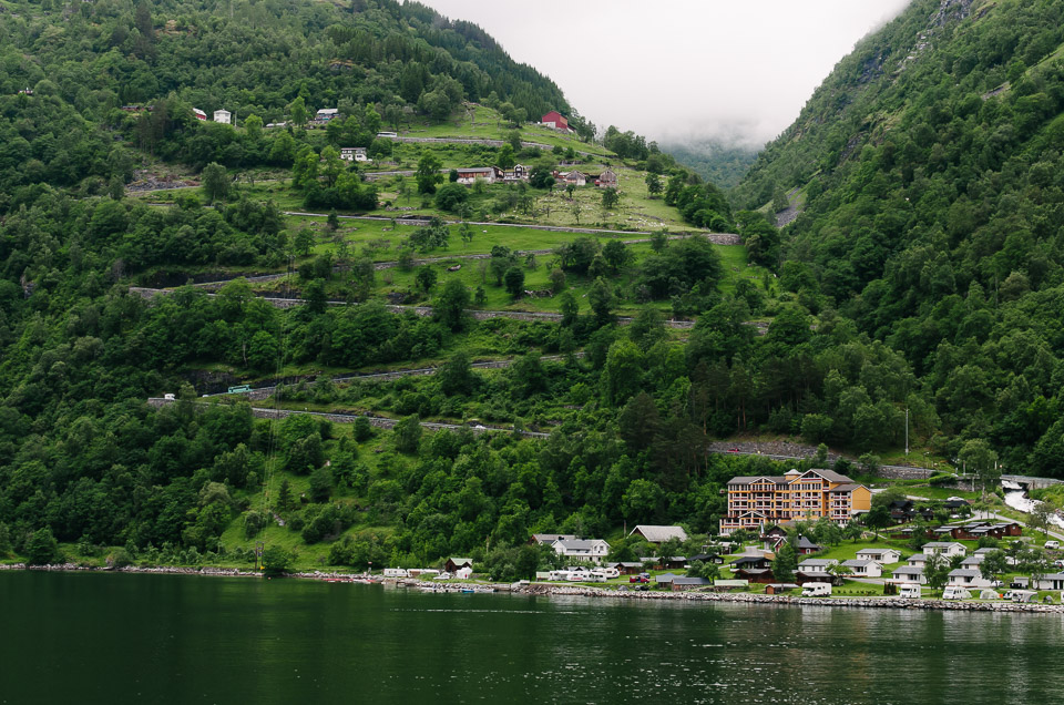 Die Adlerstraße am Geirangerfjord