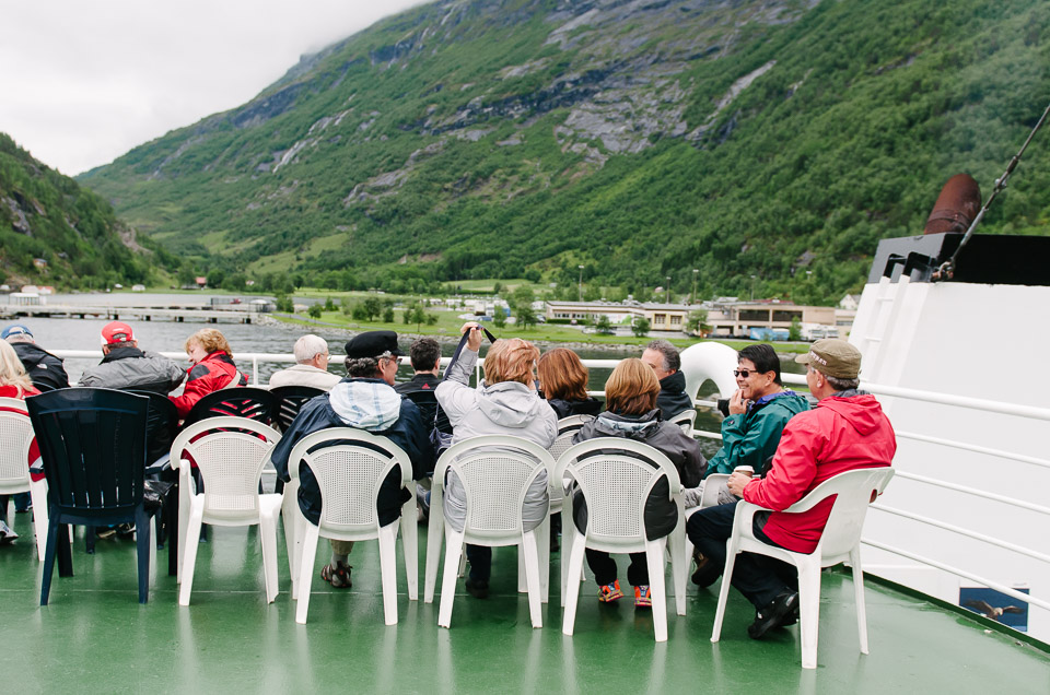 mit der Autofähre durch den Geirangerfjord