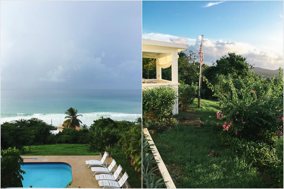 Blick von der Casa Tucepi auf Vieques