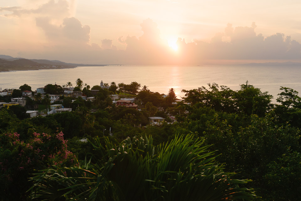 Sonnenaufgang über Vieques, Puerto Rico