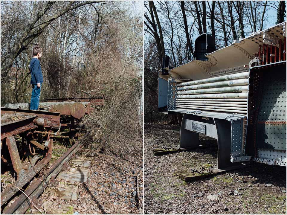 Das Outdoorgelände am Technikmuseum